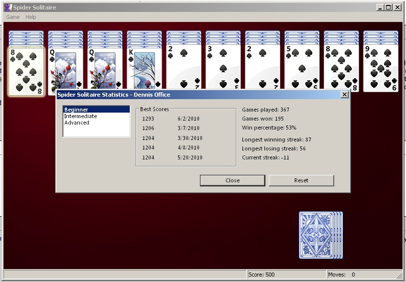 play windows 7 spider solitaire